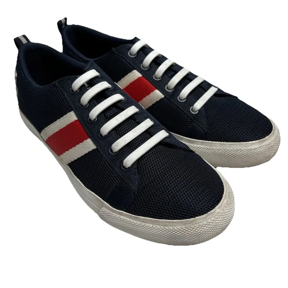 Helly Hansen Men's Bowline Suede Sneakers Navy Red White Patriotic  Size 9.5